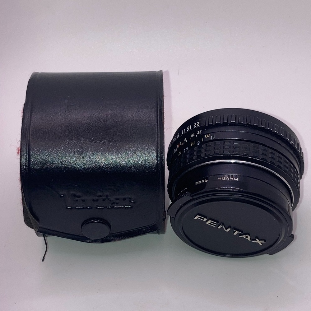 Vtg Pentax-M SMC 50mm 1:2 Asahi Optical Co Camera Lens 3089424 w Cap